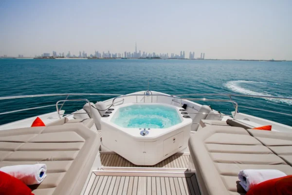 yacht rental dubai marina with jacuzzi